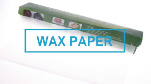 wax paper for baking