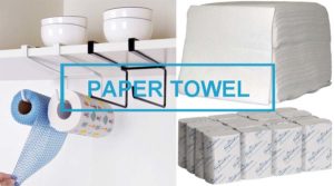 paper towels in toilet